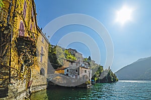 Lake Como and the town of Nesso