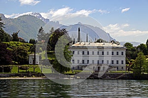 Lake Como with Treviso mountains