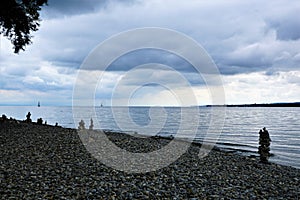 Lake constance in germany in fall