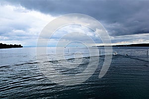 Lake constance in germany in fall