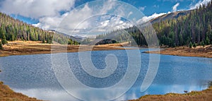 Lake at the Continental Divide in the Rocky Mountain National Park