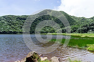 Crater Lake on Volcan Maderas, Ometepe Island, Nicaragua photo