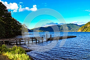 Lake Crescent at Olympic National Park, Washington, USA