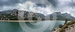 Lake Cuber  in Sierra deTramuntana mountains on Mallorca island