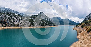 Lake Cuber  in Sierra deTramuntana mountains on Mallorca island