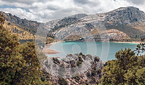 Lake Cuber in Sierra deTramuntana mountains on Mallorca island