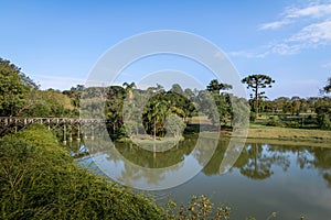 Lake at Curitiba Botanical Garden - Curitiba, Parana, Brazil