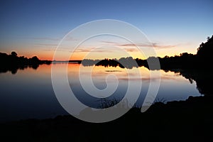 Lake of Der Champage Grand Est France