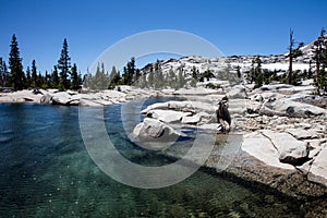 Lake in Desolation Wilderness of Eastern California