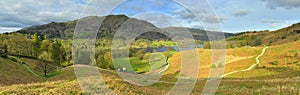 Lake District landscape panorama