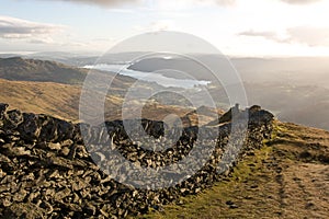 Lake District Mountain Wall