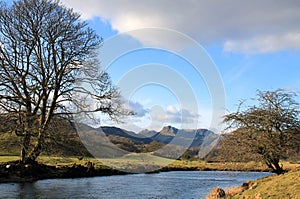 Lake District National Park River Brathay Cumbria