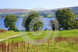 Lake District, Ullswater lake, English countryside, UK