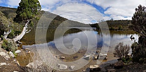 Lake Dobson in Mt Field National Park, Tasmania