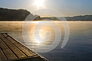 Lake with Dock