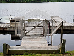 Lake Dock for Members and Guests Only