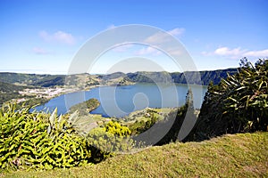 Lake in A Dormant Volcanic Crater