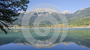 Lake Doxa is an artificial lake at an altitude of 900 meters, located in Ancient Feneos of Corinth. Greece