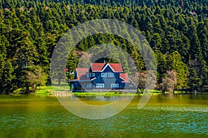 Lake dwelling in Bolu GÃÂ¶lcÃÂ¼k photo