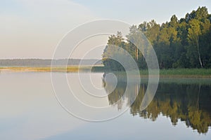 Lake at early morning