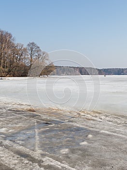 Lake in early spring