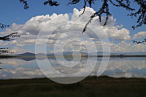 Lake Elmenteita in the Great Rift Valley in Kenya