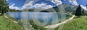 Lake in Engadin, GraubÃ¼nden, Switzerland