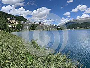 Lake in Engadin, GraubÃ¼nden, Switzerland