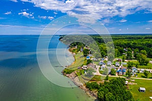 Lake Erie Coastline, Ashtabula Ohio, USA