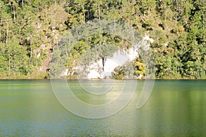 Lake Esmeralda in the Lagunas de Montebello National Park Chiapas, Mexico photo