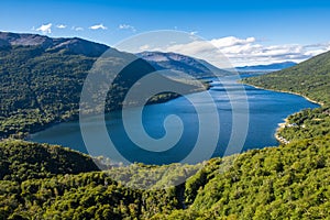 Lake Fagnano in Tierra del Fuego in Argentina photo