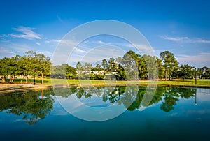 Lake at Finlay Park, in Columbia, South Carolina.