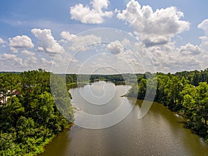 Lake Forest in Daphne, Alabama in July