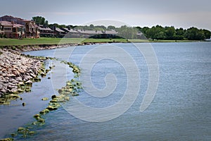 Lake front with Condos and Apartments