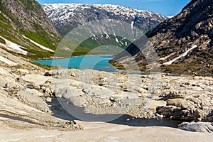 Nigardsbreen glacier lake