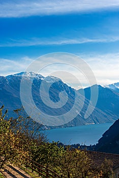Lake Garda and Monte Baldo - Italian Alps near Riva del Garda
