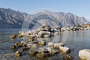 Lake Gardasee in Northern Italy, Europe