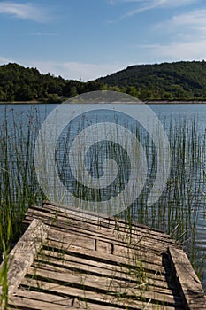 Lake in Gelendzhik. Krasnodar region. Russia. 21.05.2016