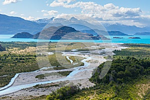 Lake General Carrera in Chile