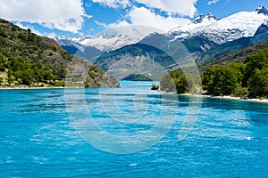 Lake General Carrera in Patagonia, Chile photo