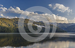 Lake Goygol in Azerbaijan in September