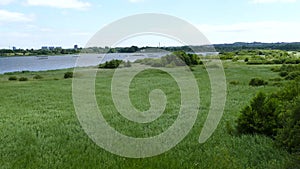 Lake and grass field in Arhus