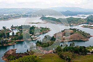 Lake Guatape, Antioquia, Colombia photo
