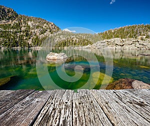 Lake Haiyaha, Rocky Mountains, Colorado, USA