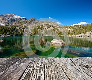 Lake Haiyaha, Rocky Mountains, Colorado, USA