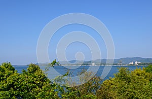 Lake Hamana in Shizuoka, Japan
