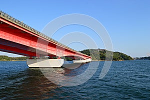 Lake Hamana in Shizuoka, Japan