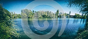 Lake Hangocka, city park, Nitra, Slovakia