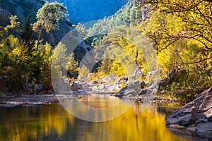 Lake in Harmony Canyon, Turkey