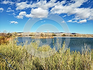 Lake Harriet at Spring Mountain Ranch State Park outside of Las Vegas, Nevada